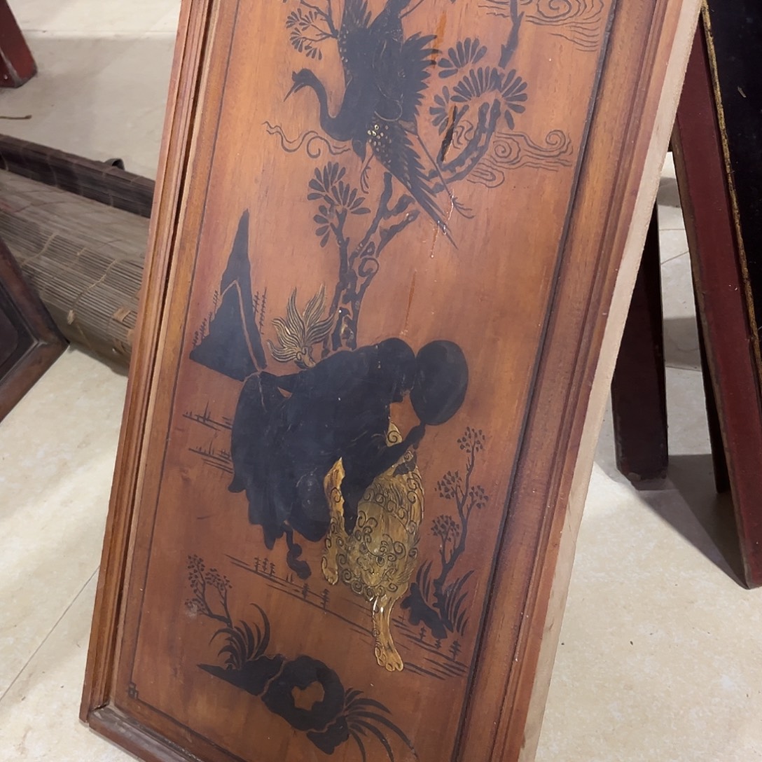 S***N香榧木木雕.花板.家具.古建构件.卡子花.结子