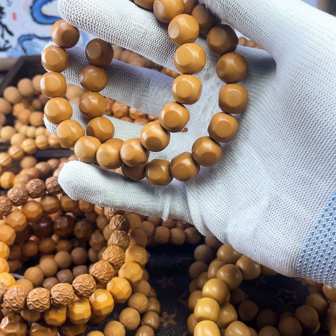 核桃手串/手链猴头六方红红火火