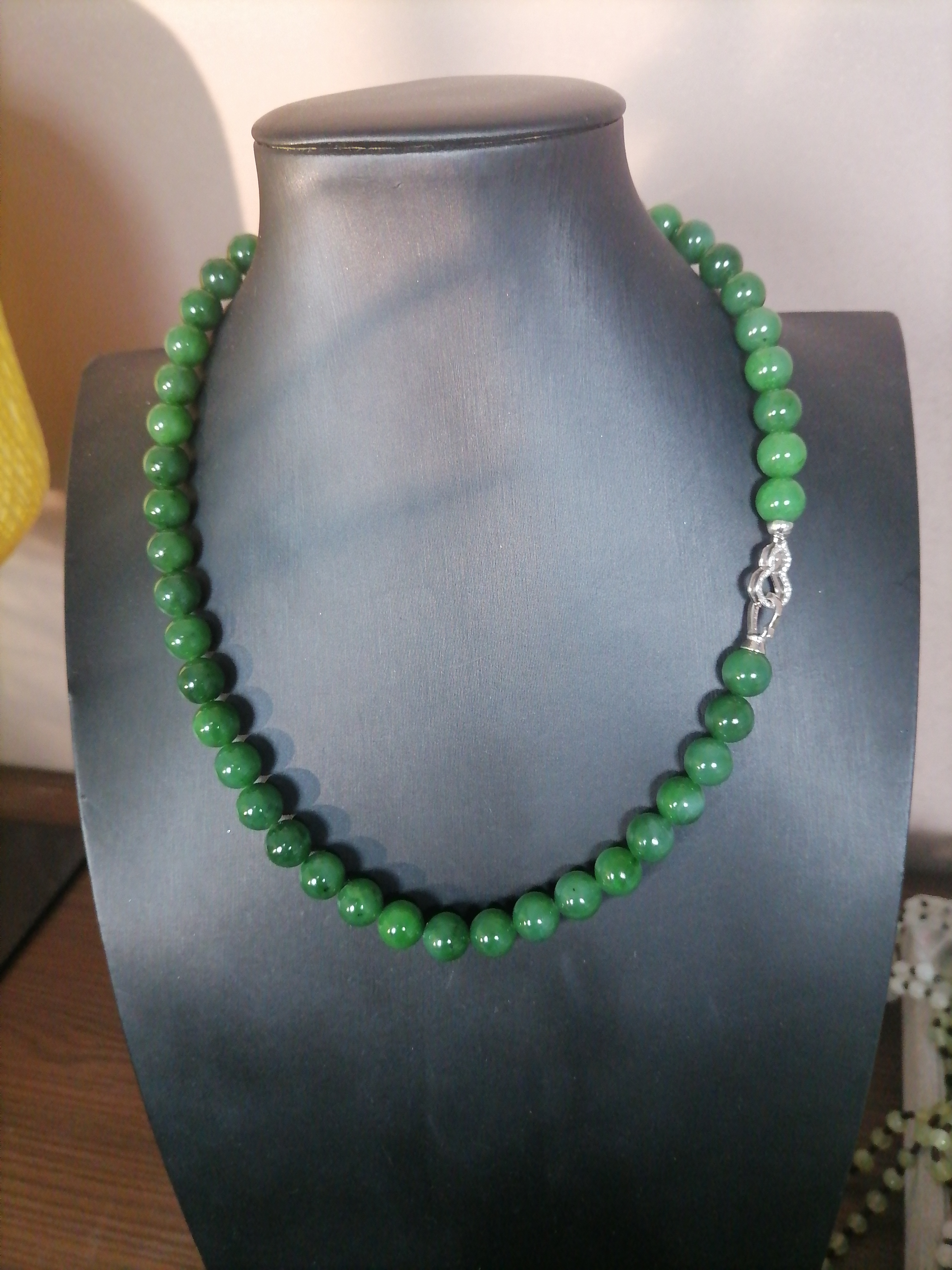 ［0047］天然和田碧玉精美项链颈饰