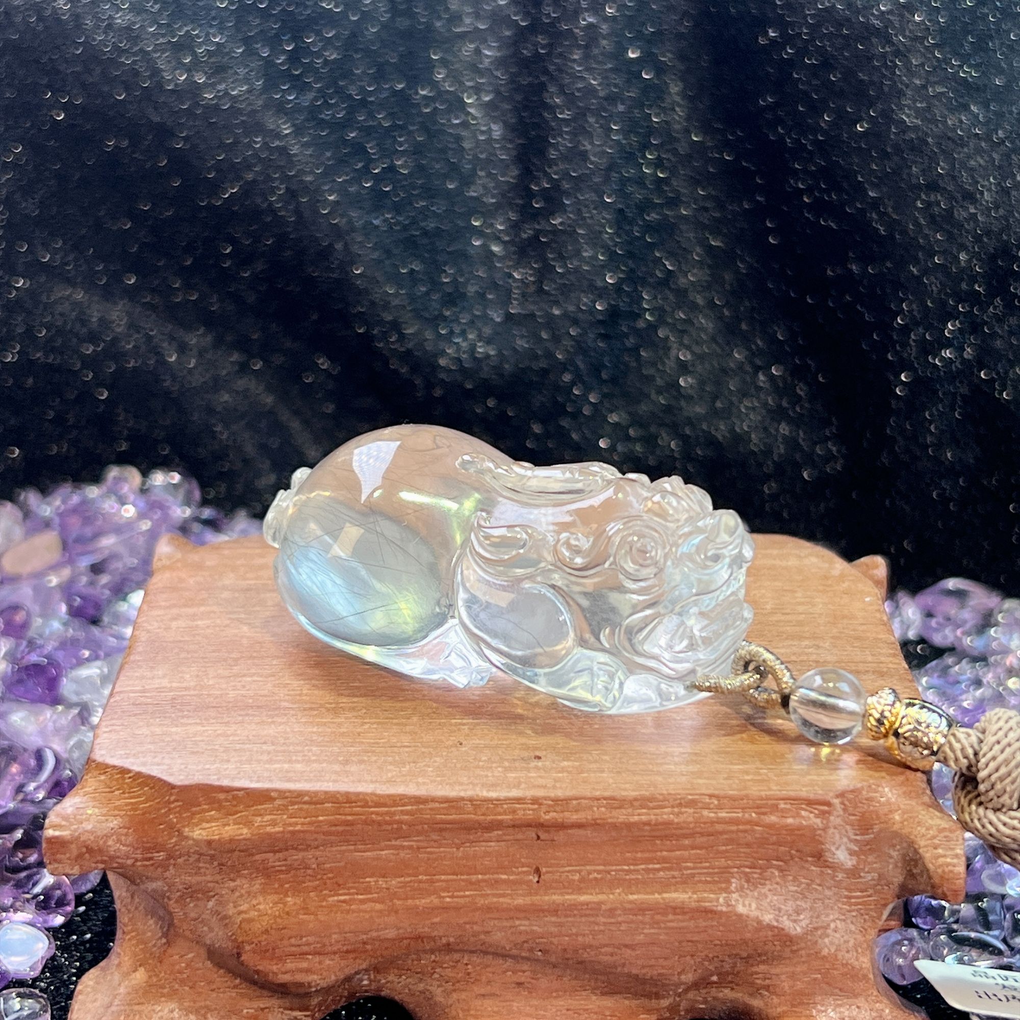 晶匠 发晶貔貅吊坠