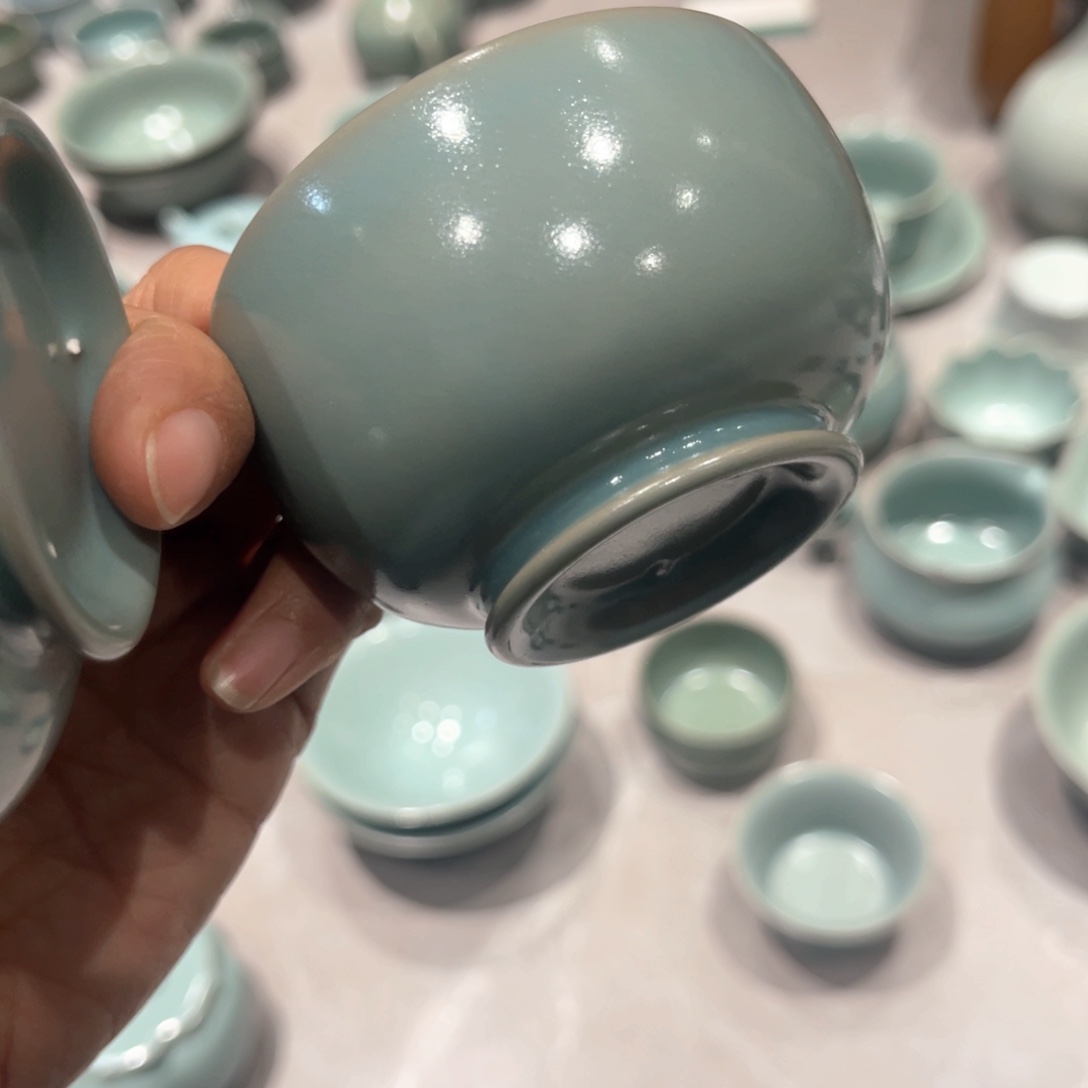 陶杯子仿古微瑕杯子哈哈哈