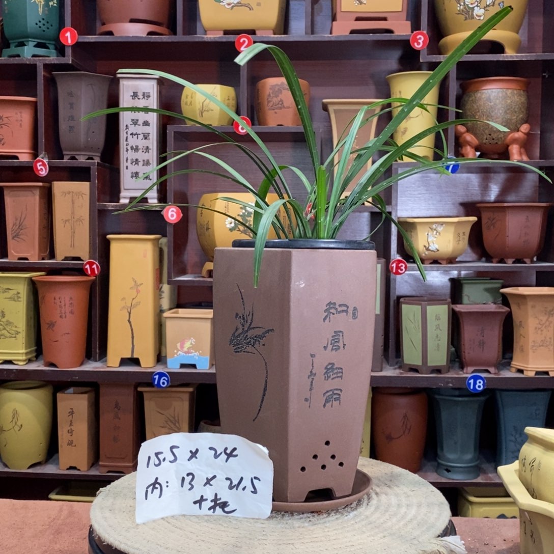 紫砂艺术紫砂花盆