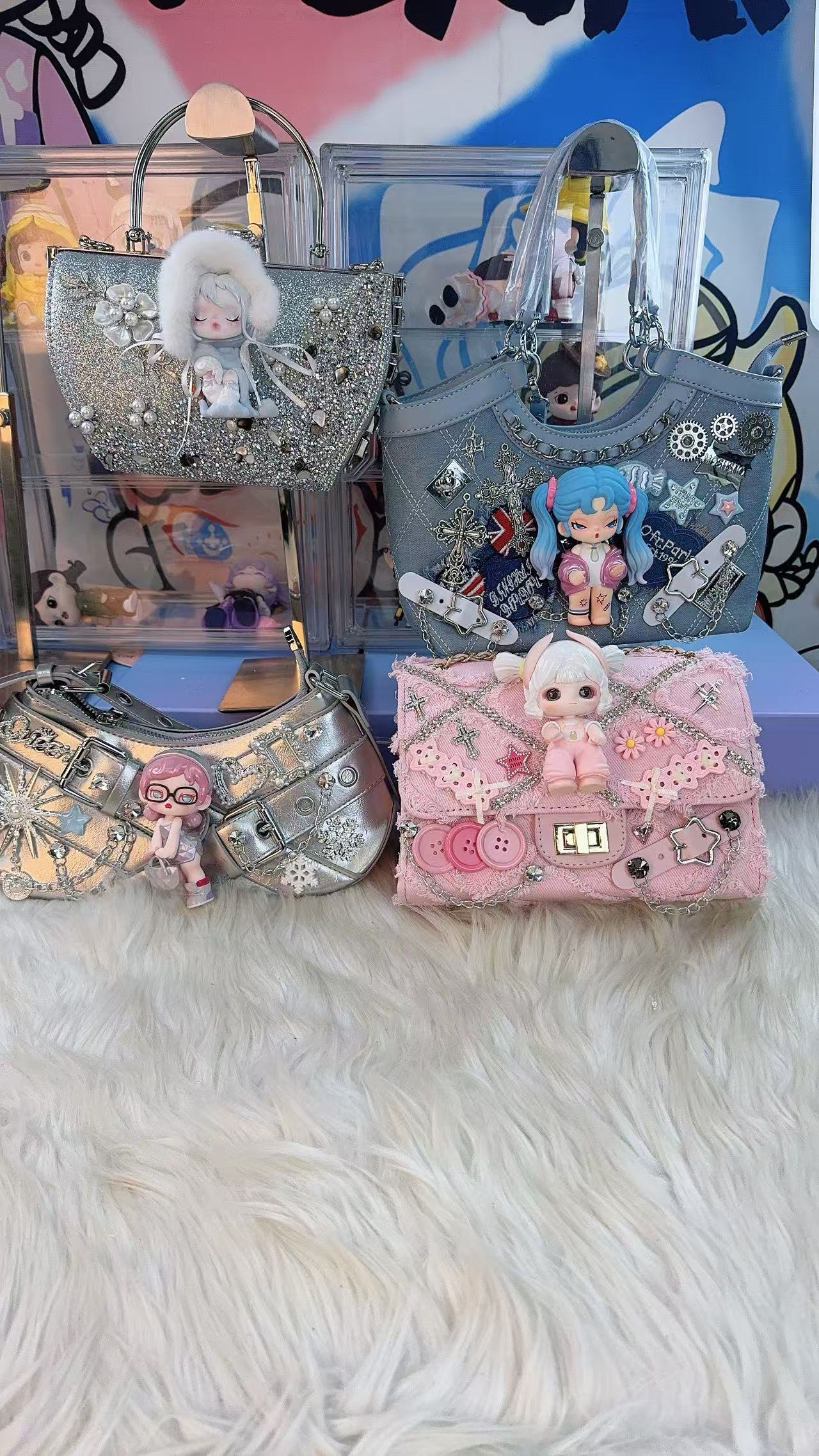 整端富婆单(四个不重复) 设计师原创正版潮玩包包