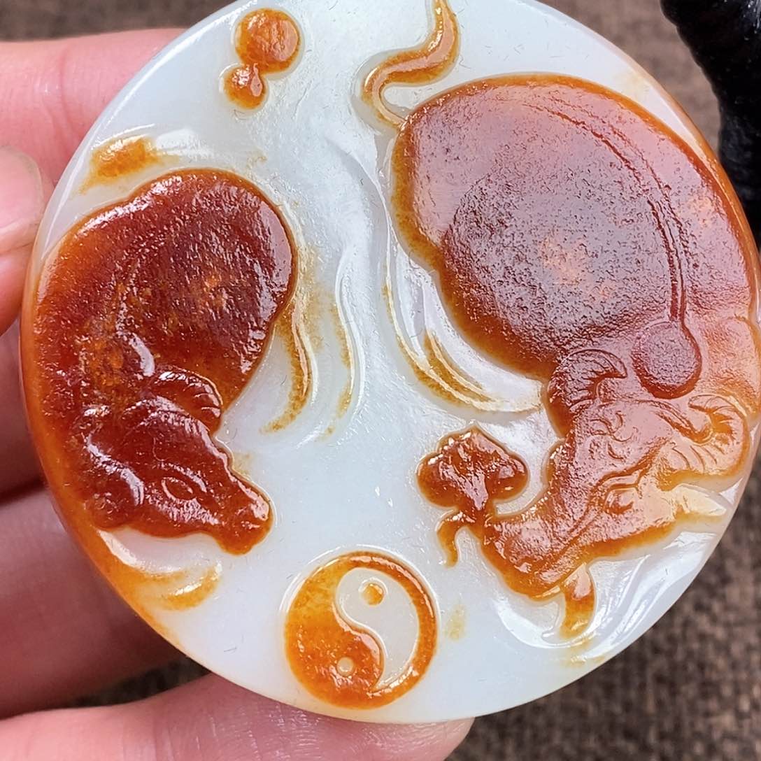 和田玉挂件未镶嵌