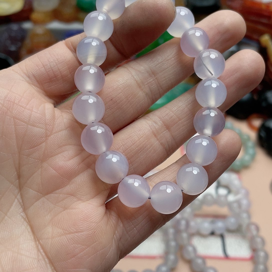 玛瑙/玉髓颈饰合金木*