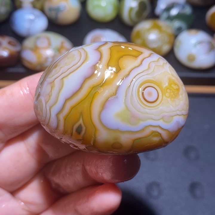 未镶嵌玛瑙/玉髓珠宝半成品123