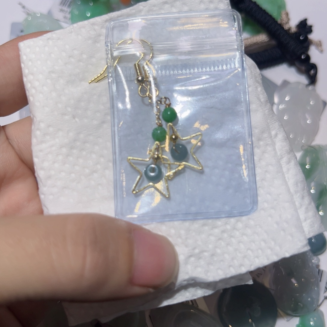 翡翠颈饰未镶嵌天然翡翠A货