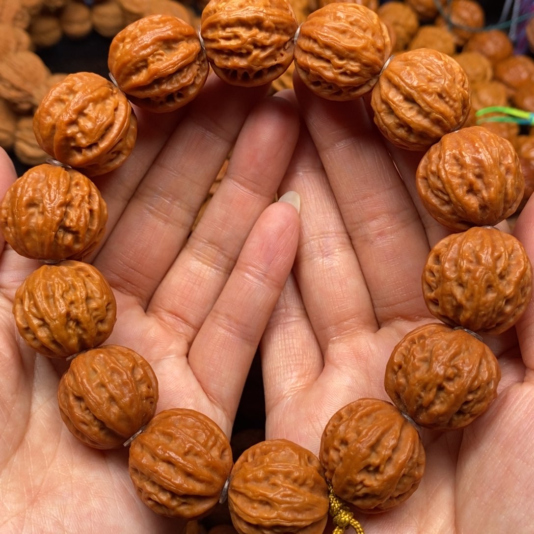 桃核手串粗筋八棱