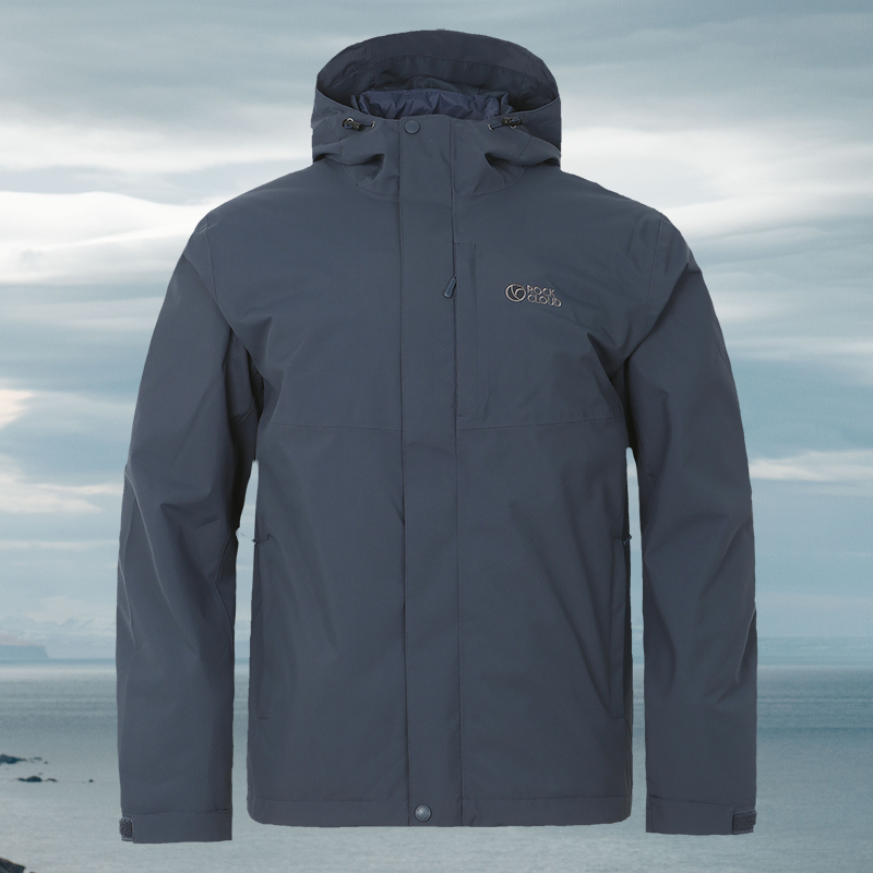 RockCloud/岩云男士户外运动防风防水锁温保暖秋冬防寒羽绒三合一