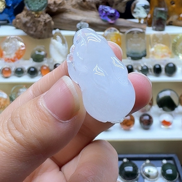 水晶颈饰未镶嵌吊坠