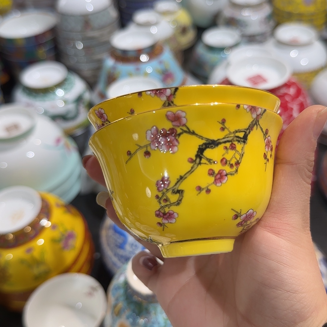 骨瓷珐琅彩工艺制作
