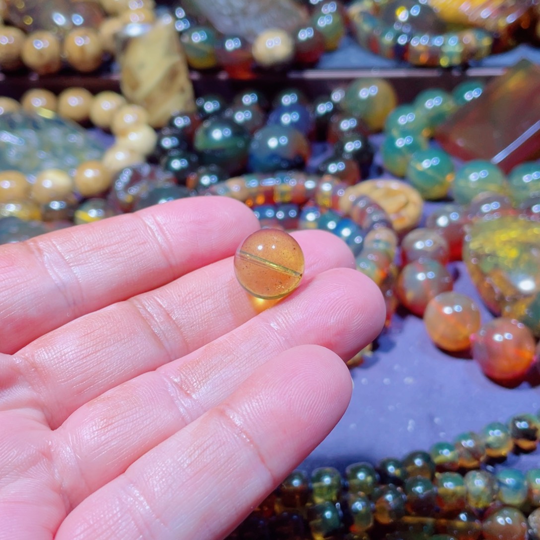 k***k未镶嵌项链琥珀天然