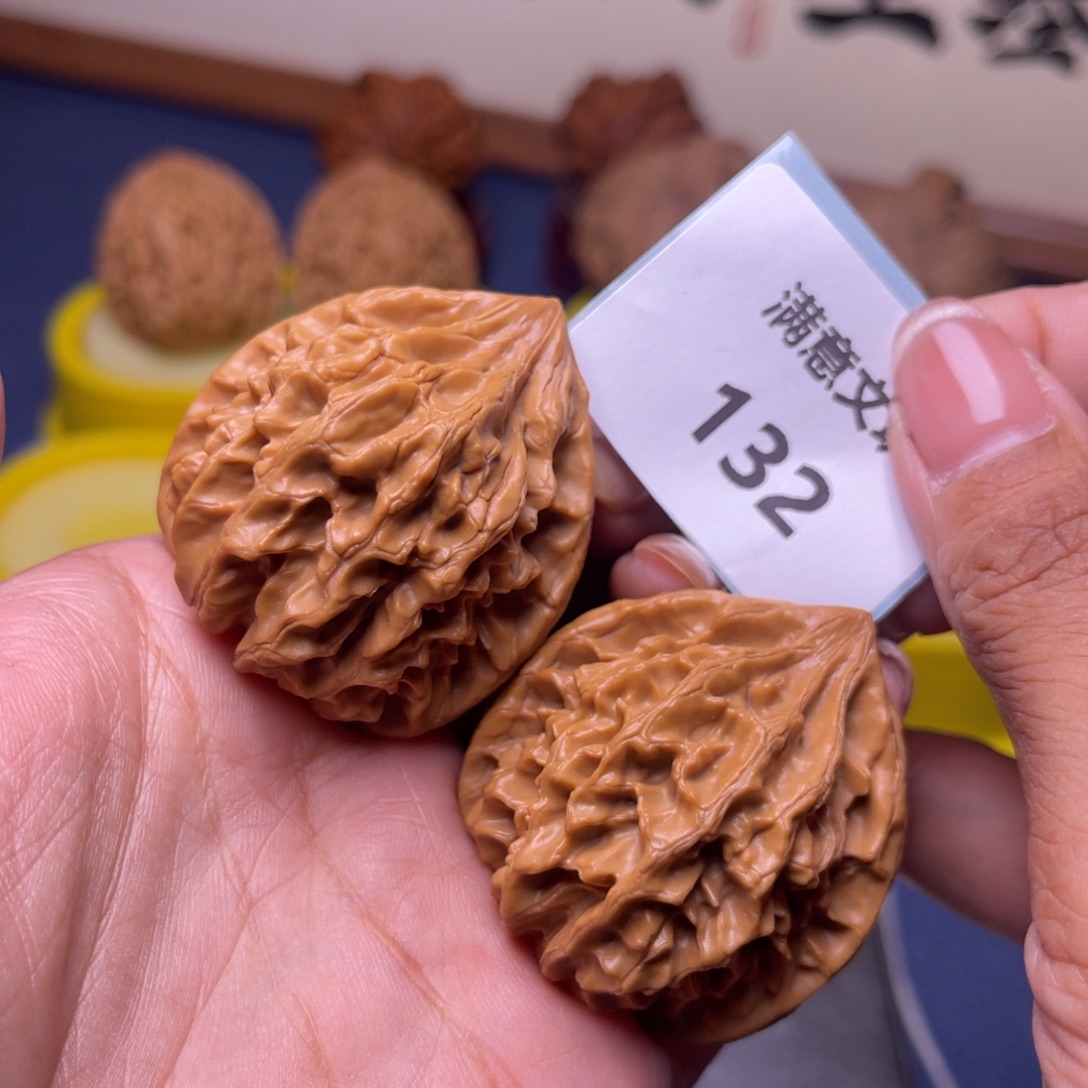 吊坠文玩核桃40凹底龙门涧132