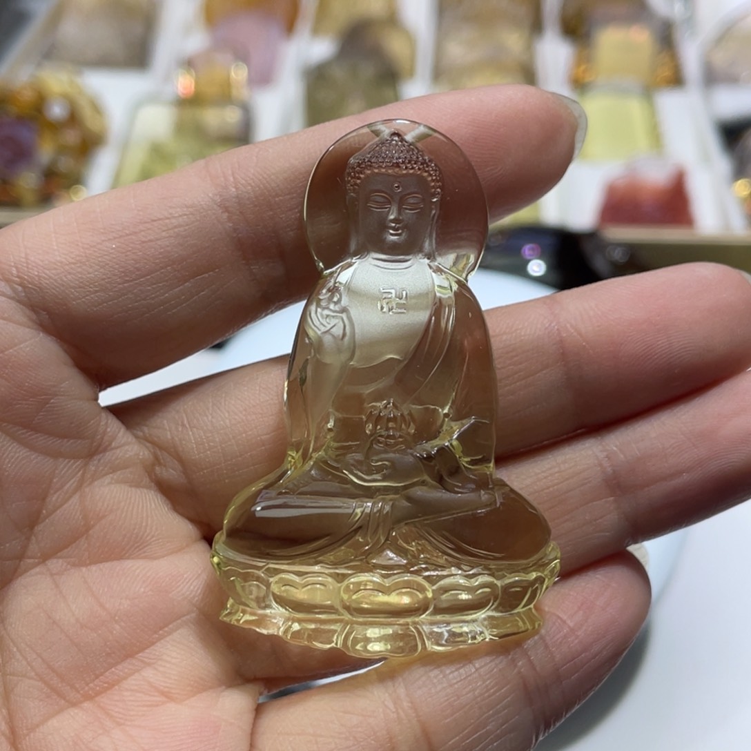 水晶颈饰未镶嵌衡****学定制