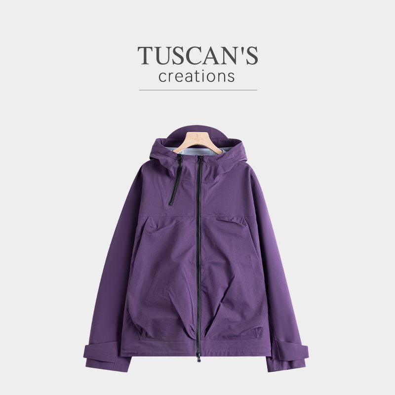 TUSCAN'S CREATIONS秋季薄款外套休闲连帽风衣女薄款情侣时代双鱼