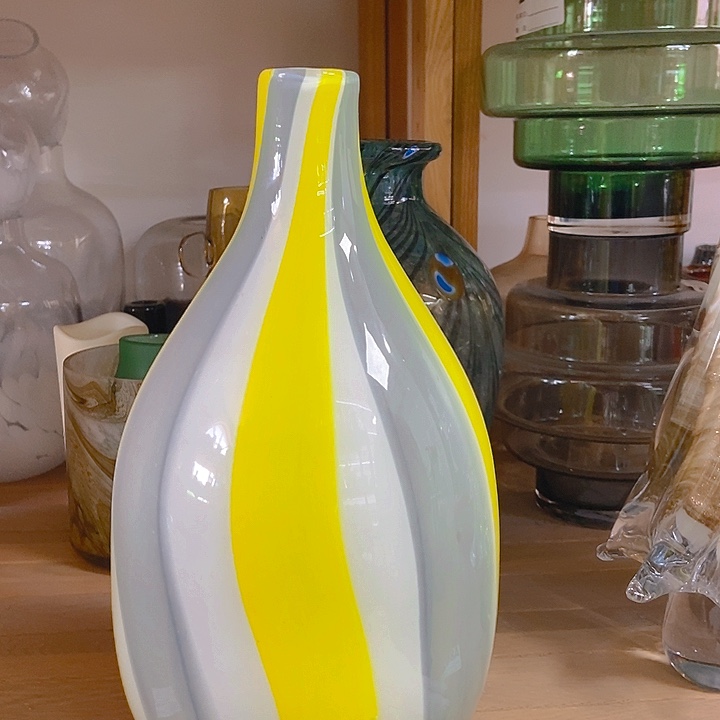 琉璃琉璃花瓶高31口2