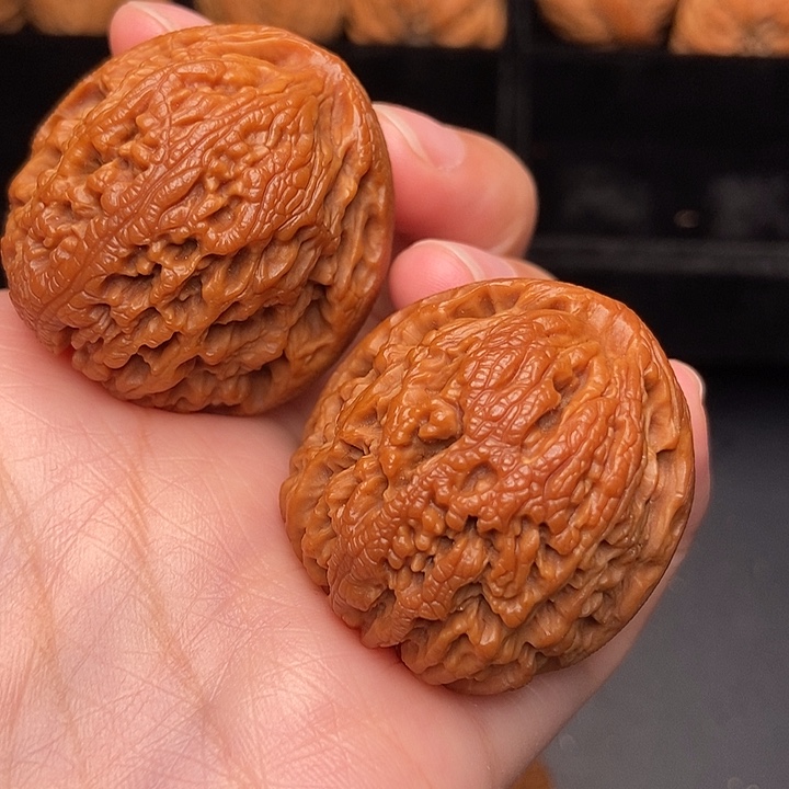 文玩核桃把件秦岭核桃文玩核桃