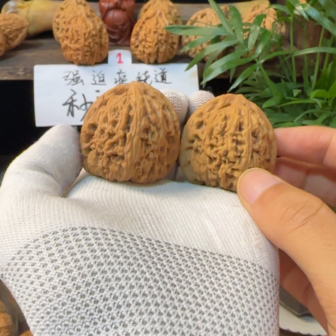 精***作把件文玩核桃南将石42