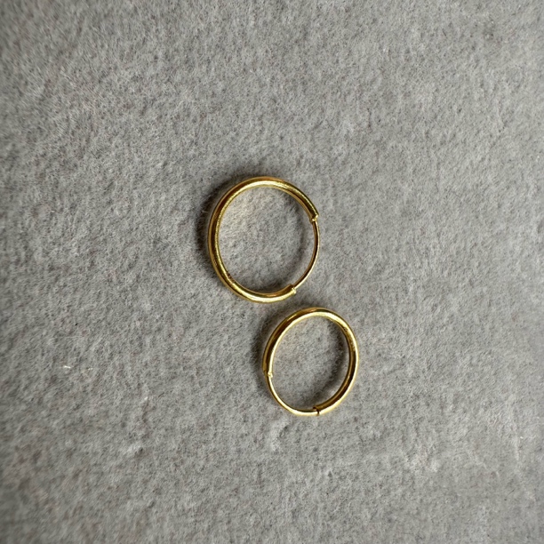 【星星专享】足金999投资金  耳圈  ZP 0.36