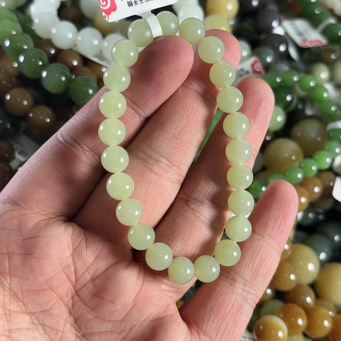 和田玉手链未镶嵌W107