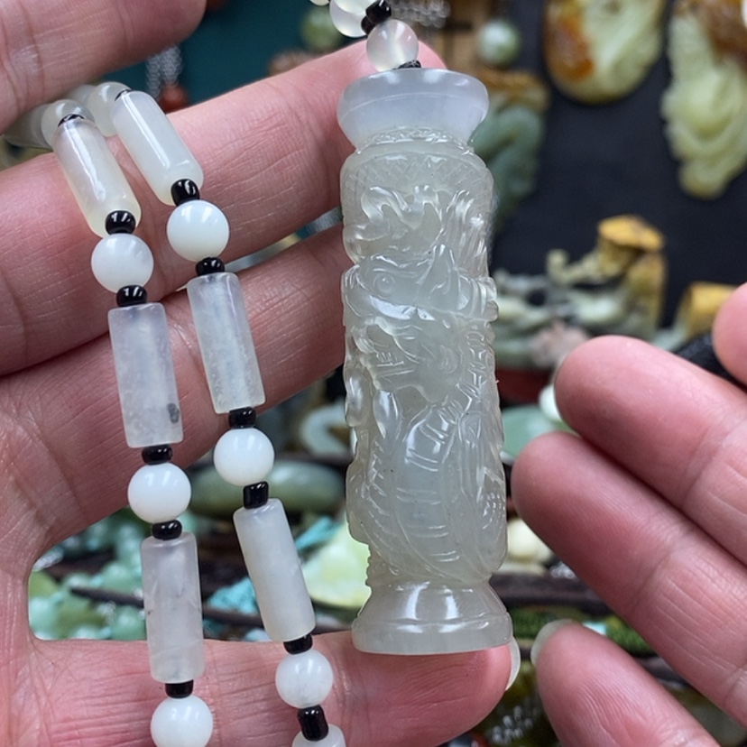 【闪购商品】蛇纹石玉吊坠未镶嵌