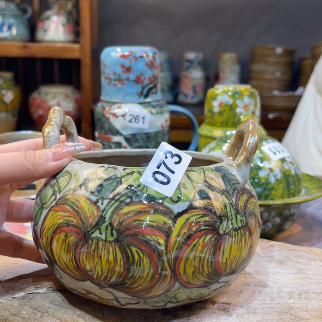 摆件萍景德镇手工制作