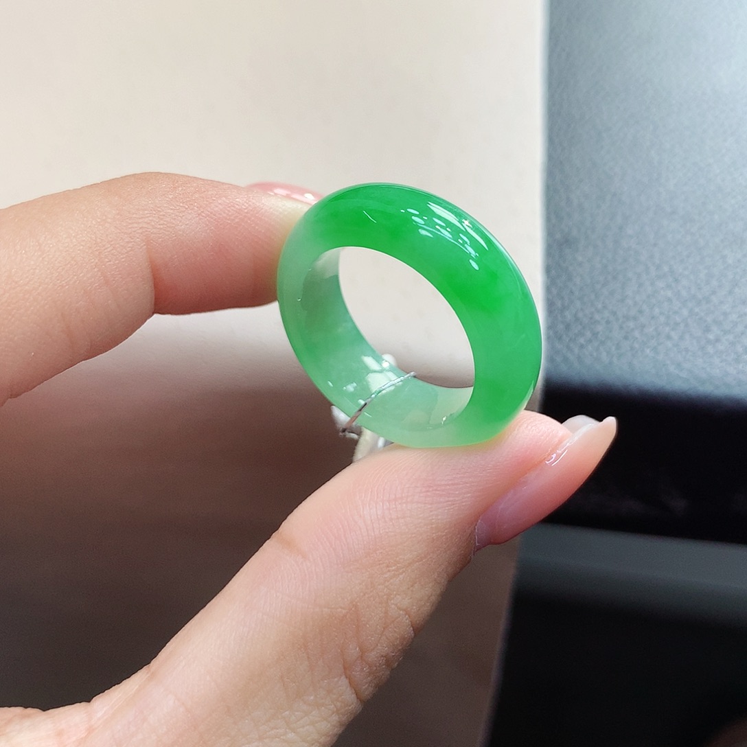 未镶嵌戒圈翡翠13.14号