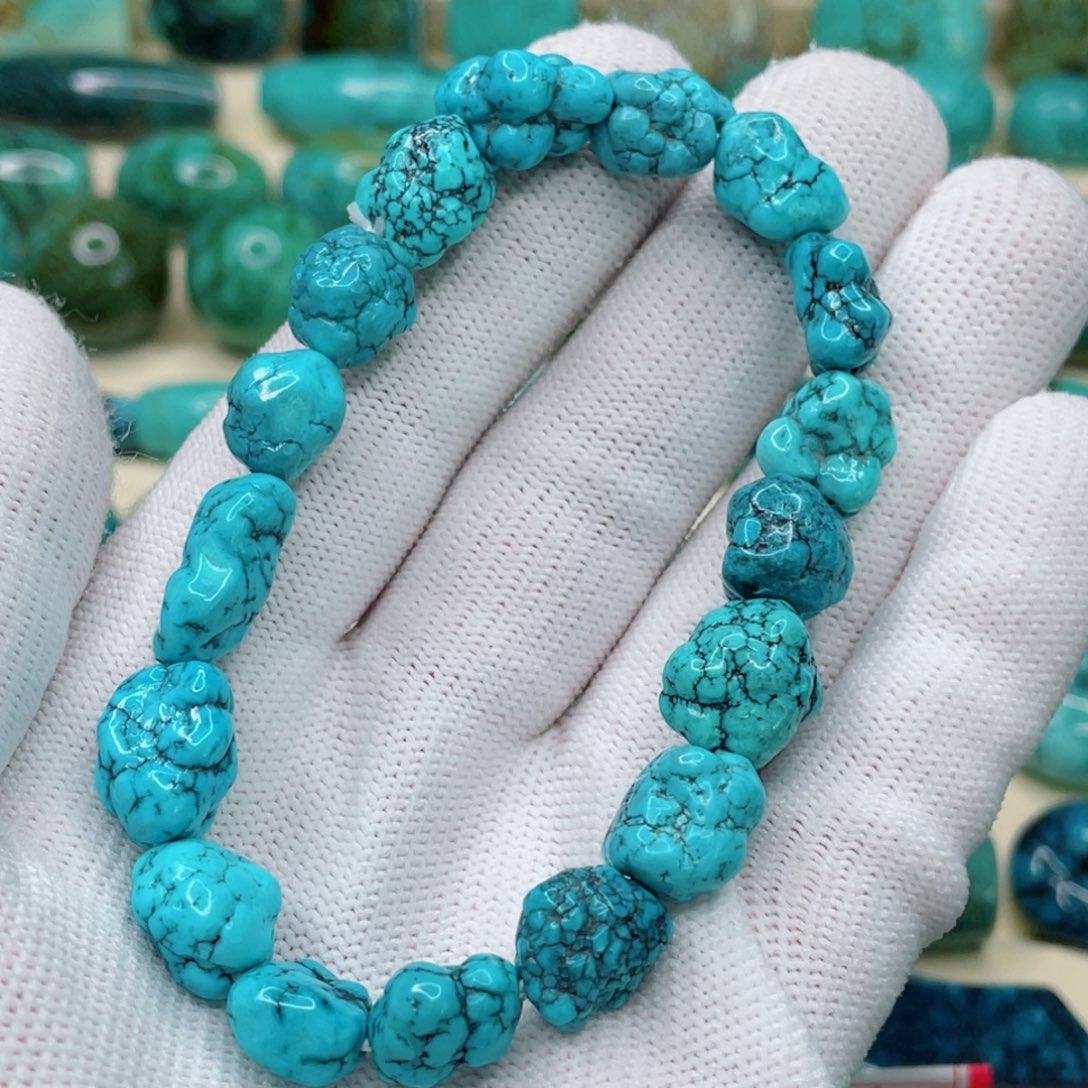 绿松石珠宝奇石未镶嵌