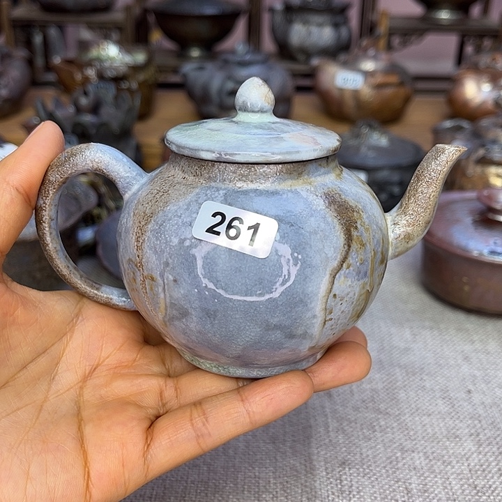 裸柴烧陶瓷手工茶器