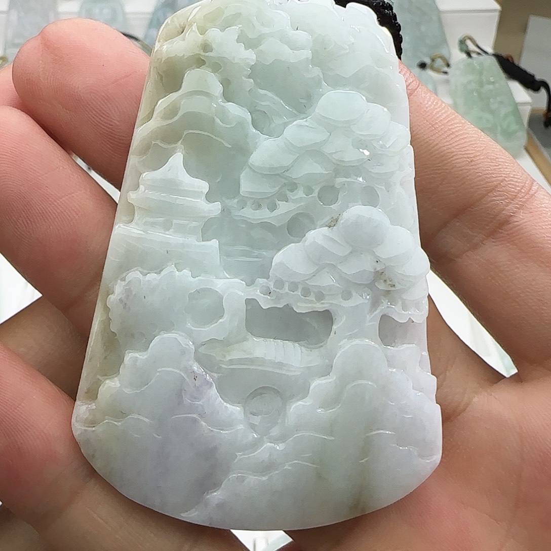 翡翠未镶嵌颈饰翡翠