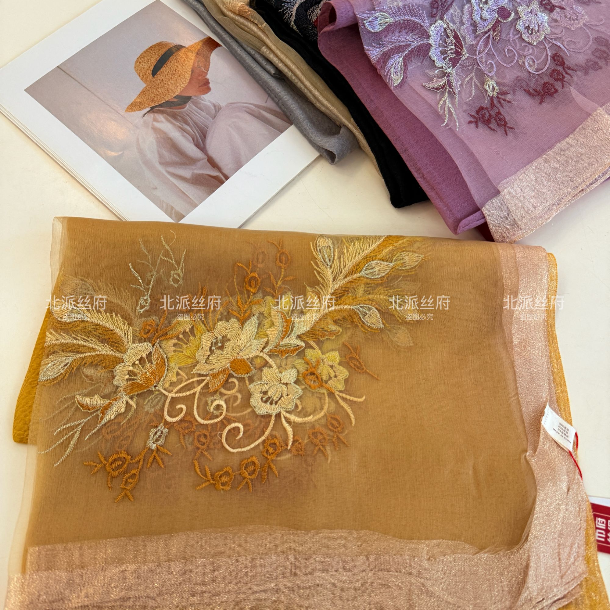 【宠粉刺绣】国风中式刺绣大气优雅时尚百搭175*75展示花型