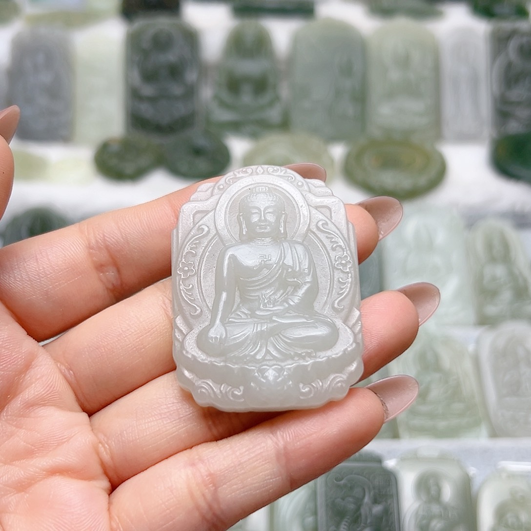 和田玉未镶嵌颈饰微*