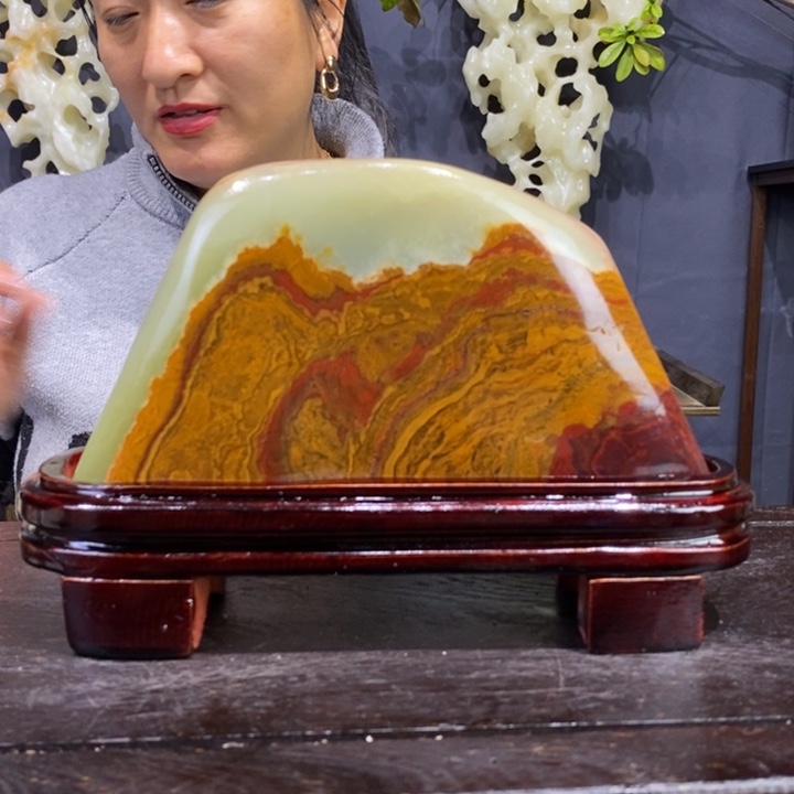 石材精品古青石摆件