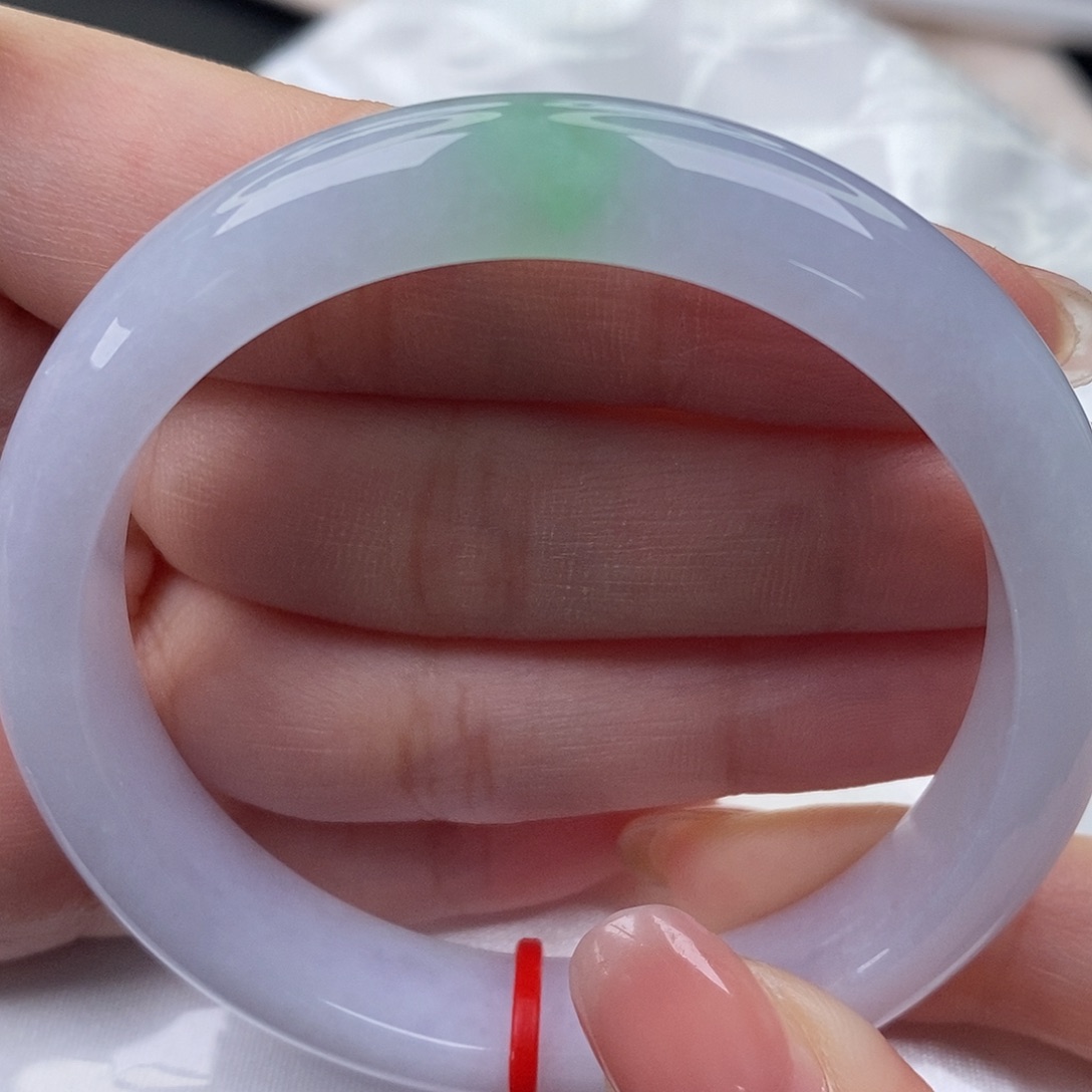 翡翠未镶嵌手镯缅甸天然A货翡翠 53