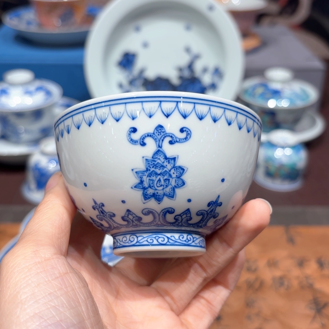 瓷片景德镇纯手工手绘