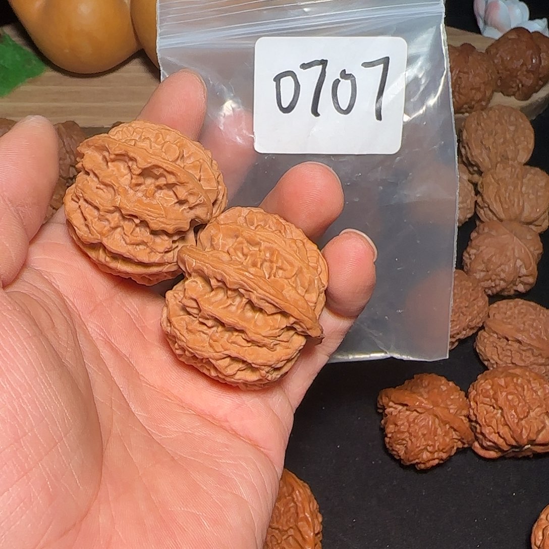 滚***-文玩核桃把件0707全品42苹果园