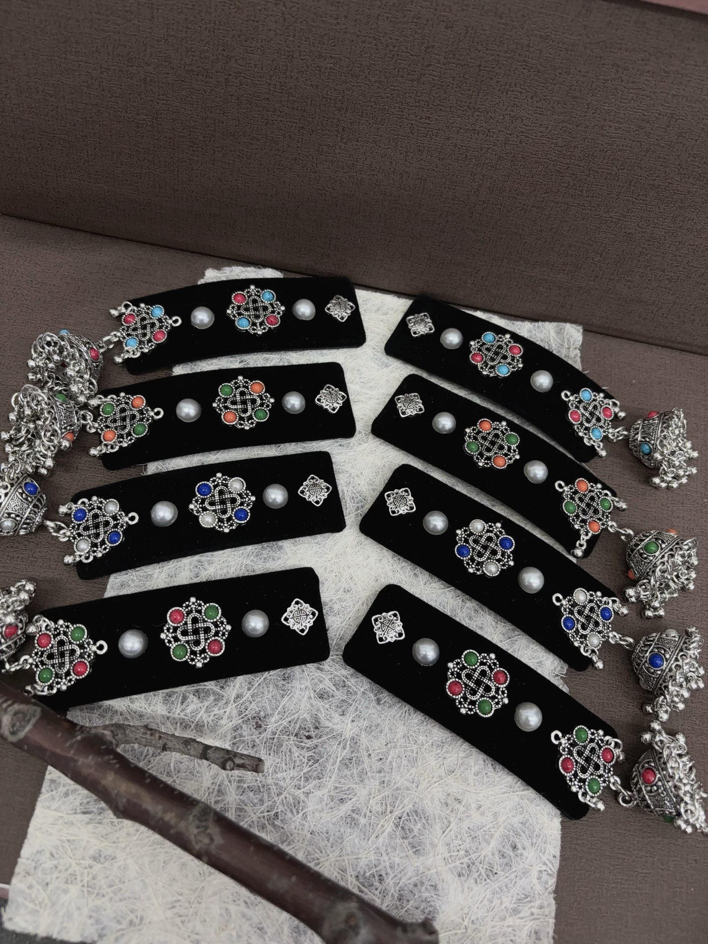 原创民族风流苏头卡发夹拍一发二