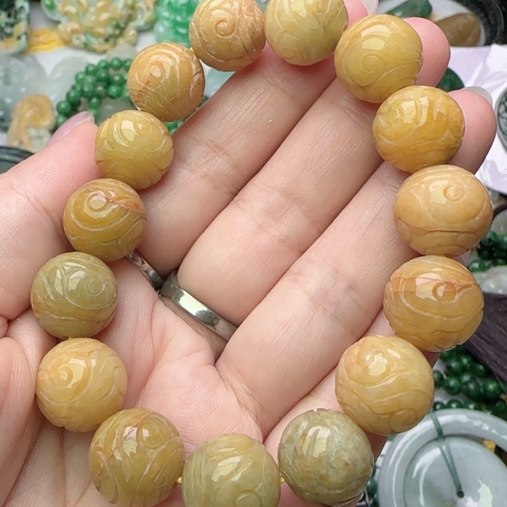 翡翠未镶嵌颈饰天然A货43