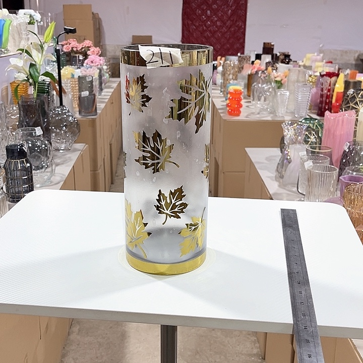 玻璃211高30口11玻璃花瓶嘎嘎好看玻璃花瓶