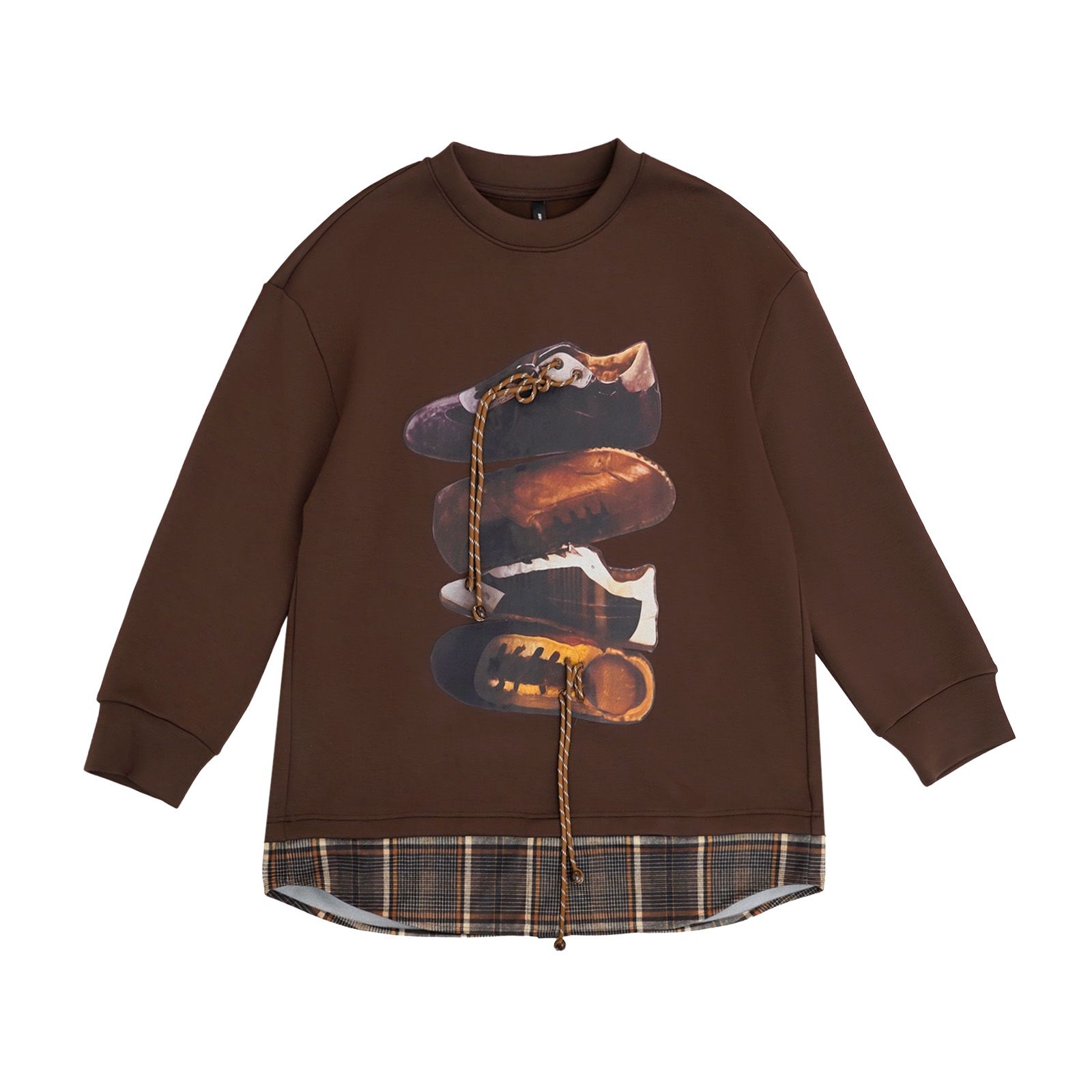 【上新】GGAHOLIDAY美式时尚休闲宽松潮流复古百搭拼接卫衣-161022