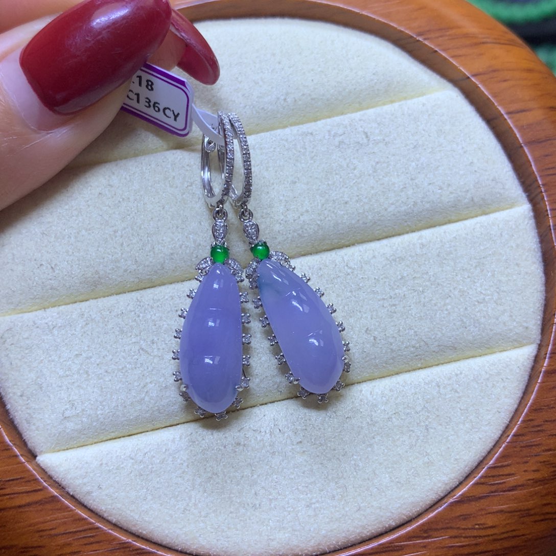 【闪购商品】翡翠颈饰18K金镶嵌翡翠