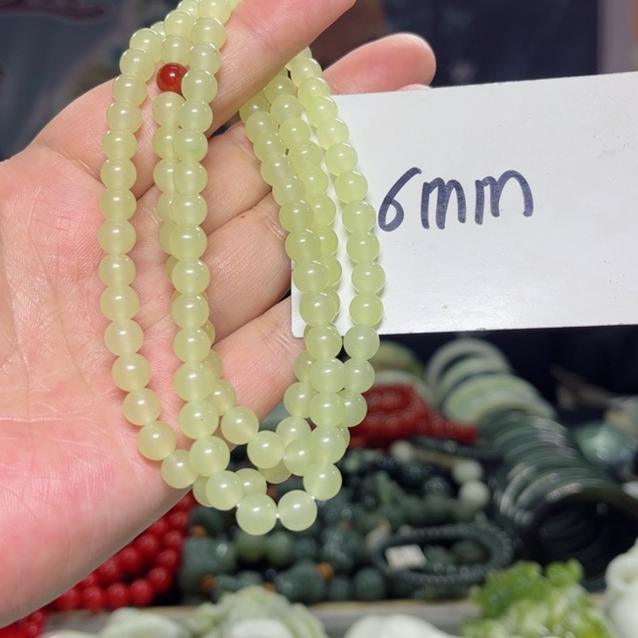 蛇纹石玉颈饰多样性发货未镶嵌