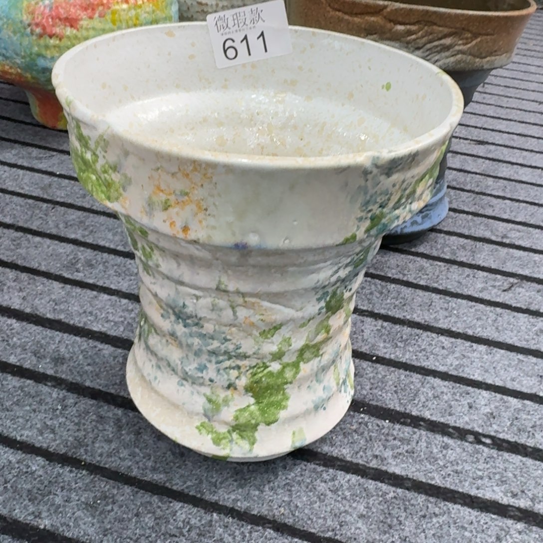 大***米摆件陶景德镇高温花瓶编码611高27口23默认无孔