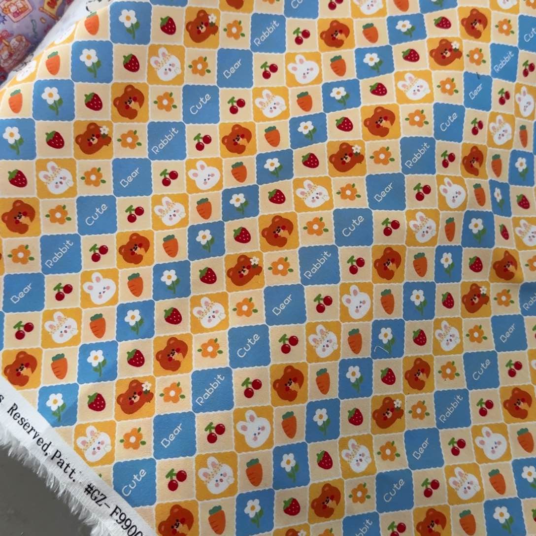 棉纯棉斜纹纱卡1米价X1.48米宽C