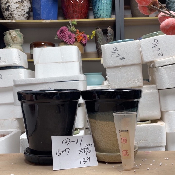 粗陶多肉花盆微瑕11