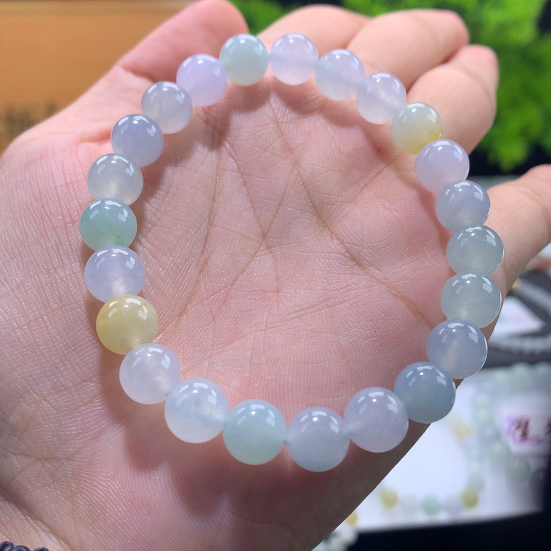 翡翠未镶嵌手链卡8