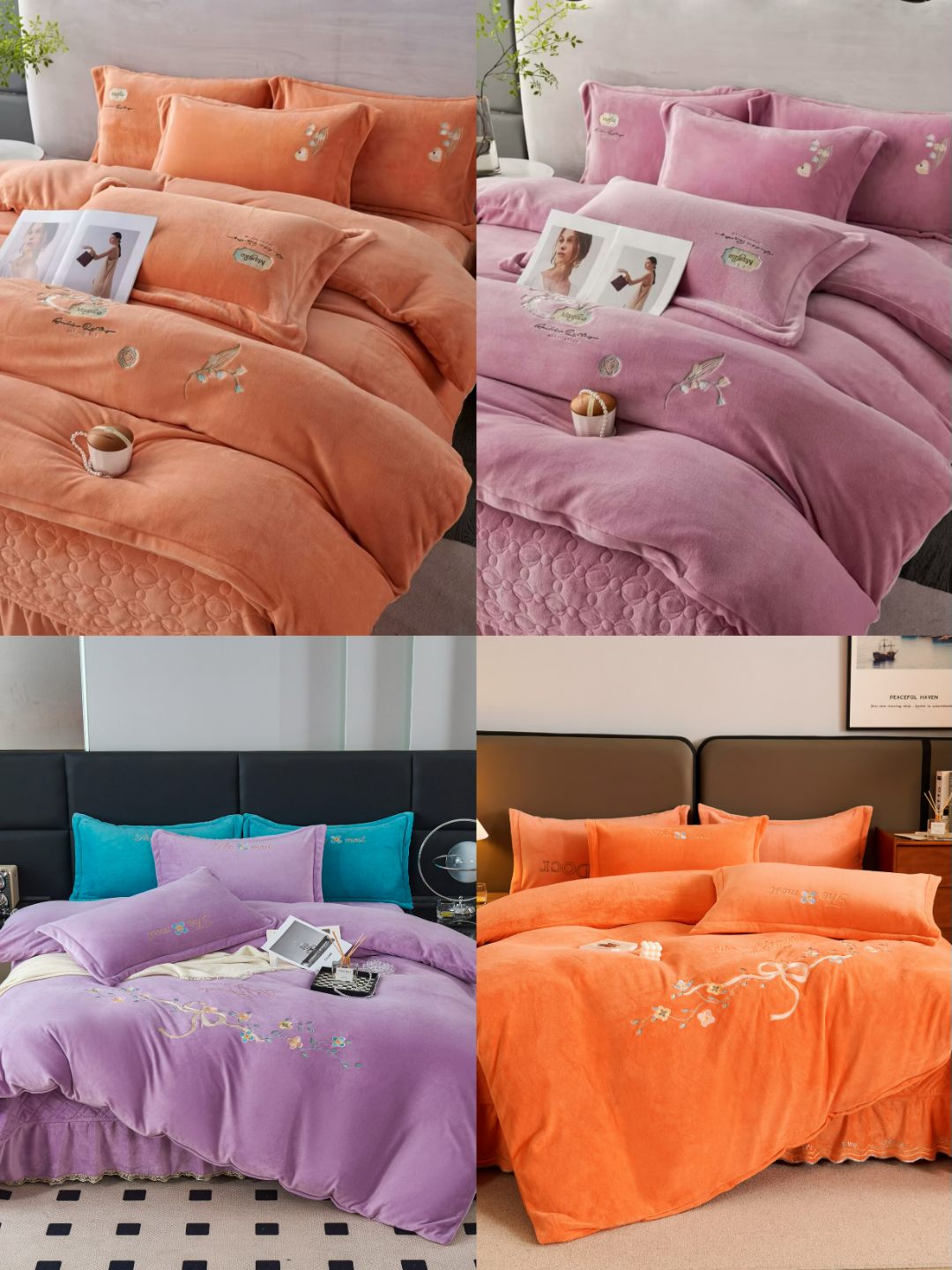 【圆东】瑕疵孤品 介意勿拍 听主播介绍下单 冬季床品加绒