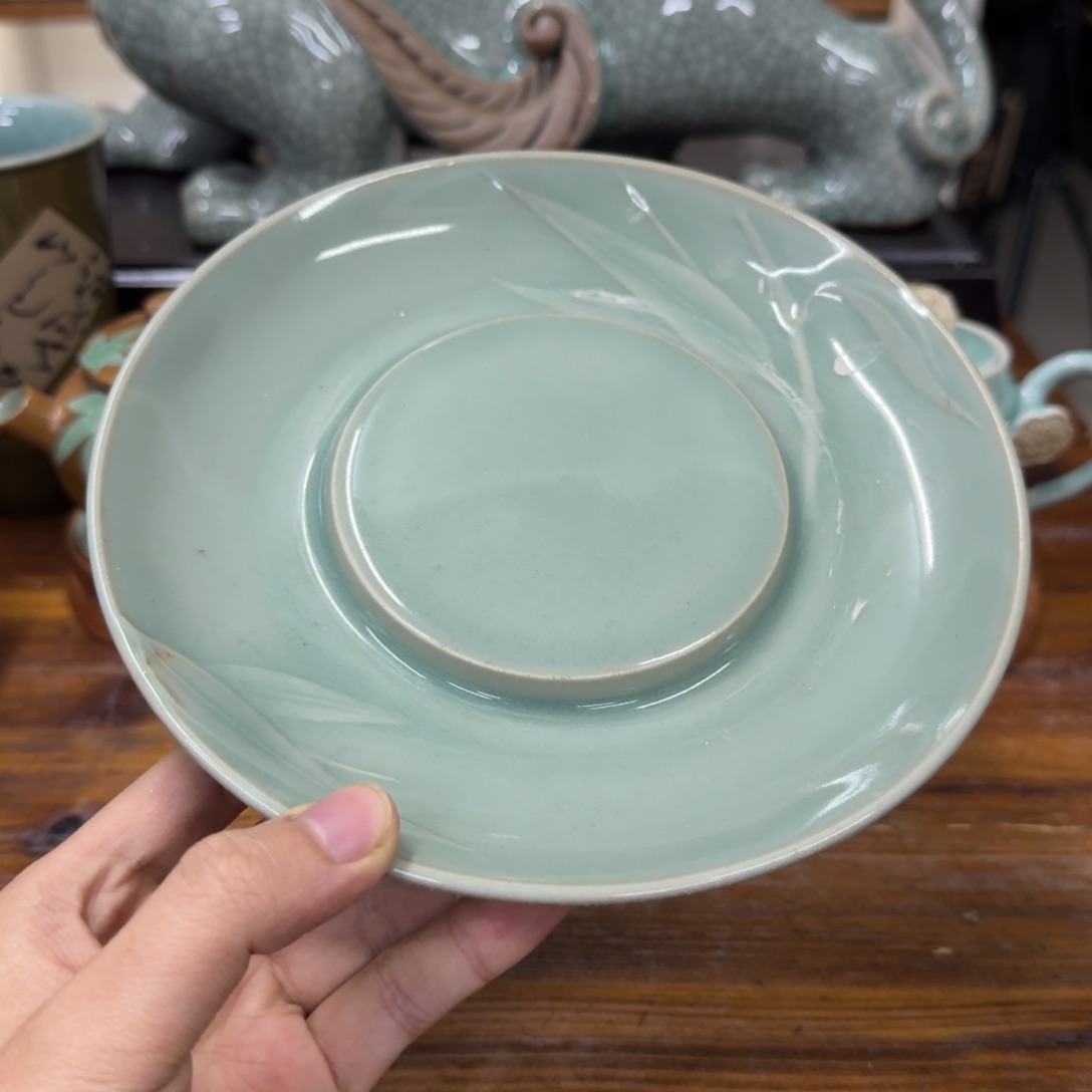 龙泉青瓷茶具微瑕1724