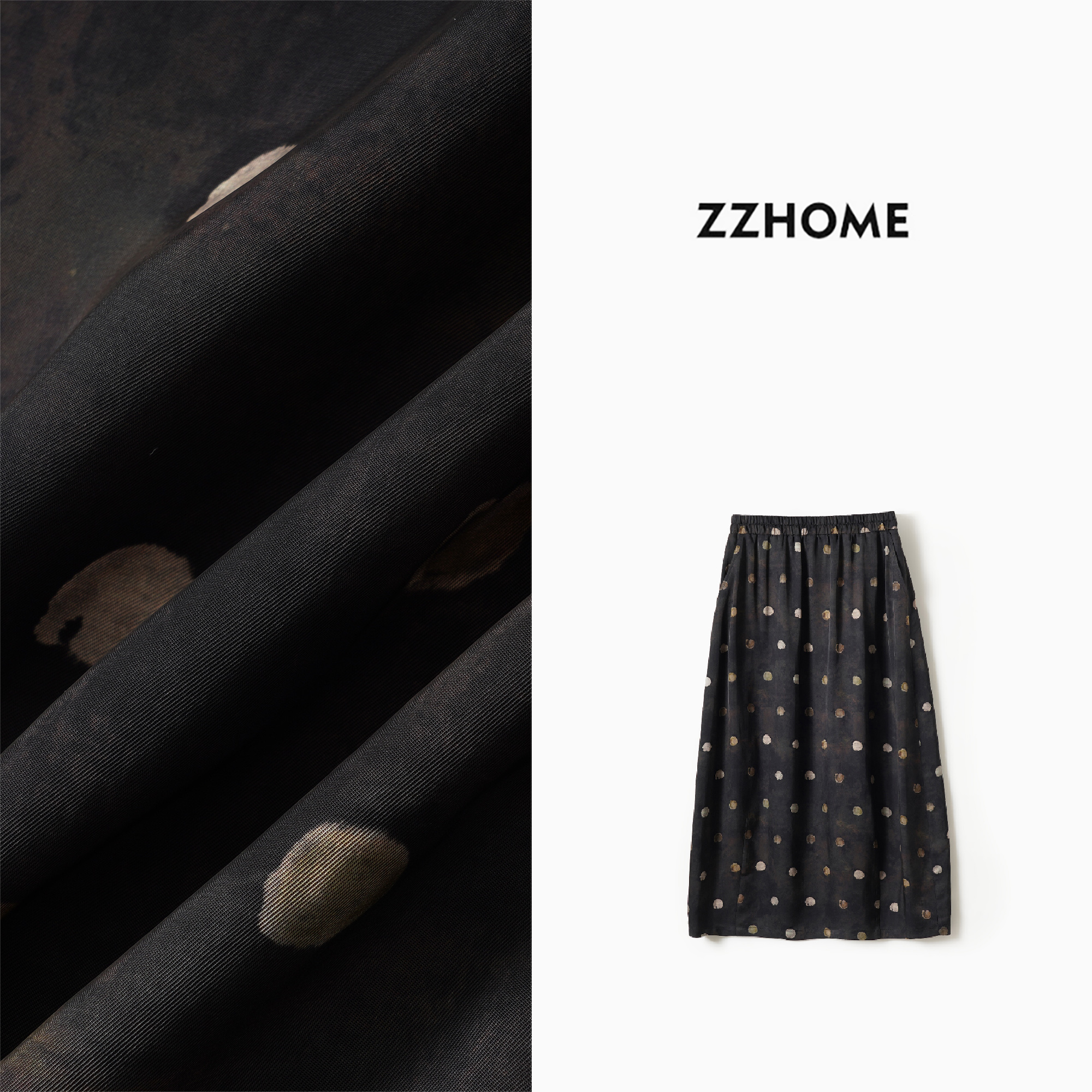 ZOZO HOME | 肌理之美柔焦感波点茧型夏季时尚裙子半裙q174066p