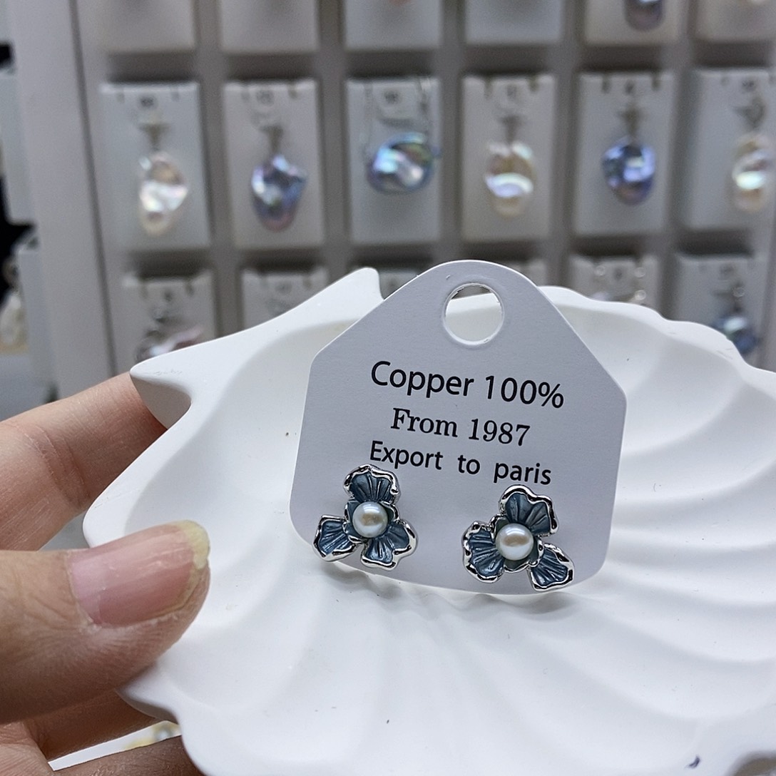 颈饰合金淡水珍珠